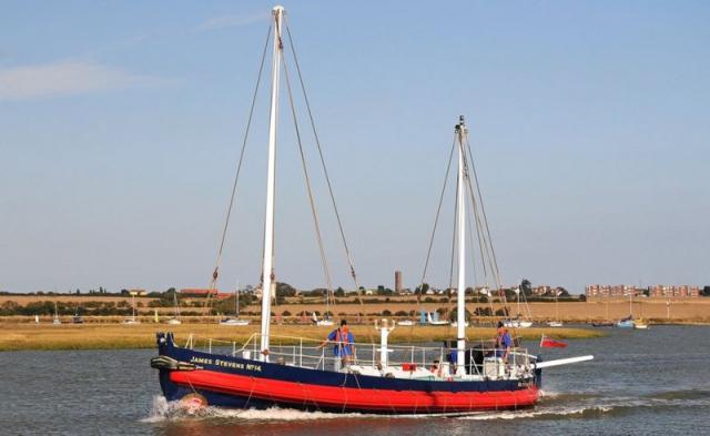The James Stevens No 14 is still in operation off the coast of Essex |  Image copyright Frinton and Walton Heritage Trust 